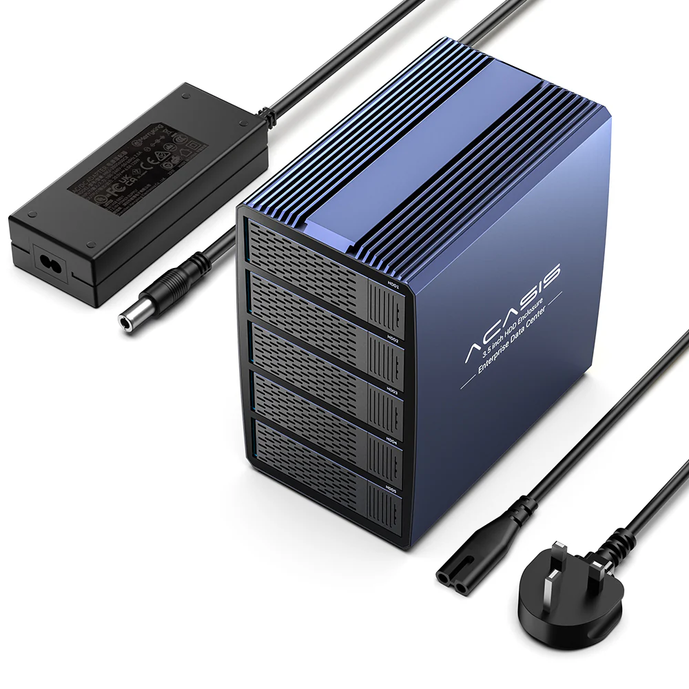 Acasis 5 Bay External Array 2.5/3.5 Inch USB to SATA HDD RAID Case - Image 14