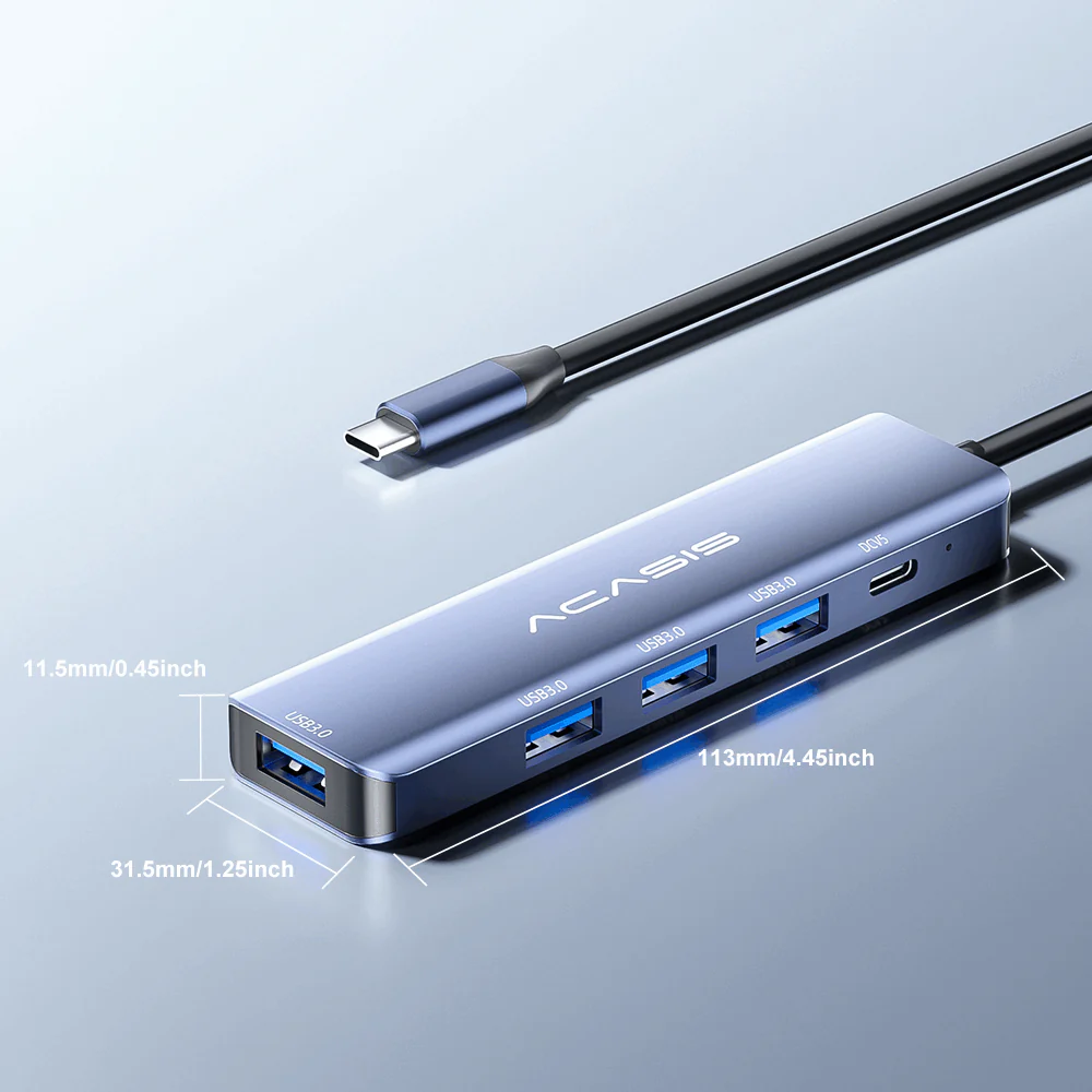 Acasis 5-in-1 USB C Hub 5Gbps Multifunction Docking Station Converter - Image 2