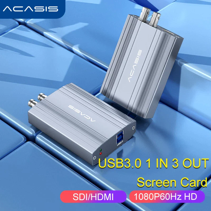 Acasis 1-in-3 Out USB to SDI/HDMI HD Video Capture Card 1080P 60FPS - Image 2